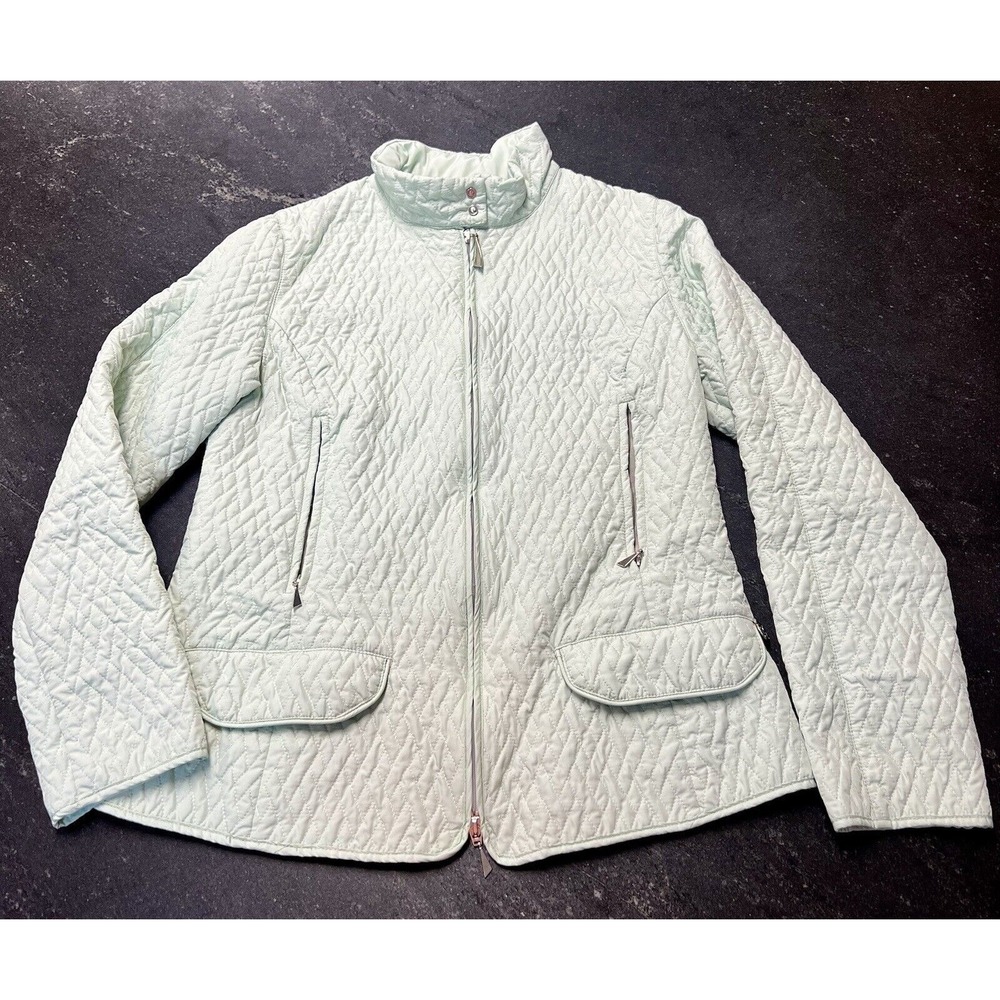 Cinelli Sartorial Del Piumino Mint Green Women's Zip Jacket Size 42 Size S Italy